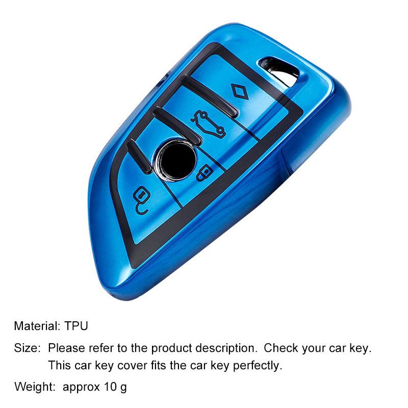 TPU Car Key Cover Case Fob for BMW M3 M4 M5 M8 X3M X5M X1 X4 X5 X6 IX3 Z4 I4 2 Series 4 Series 5 Series 8 Series 6 GT 320i 440i