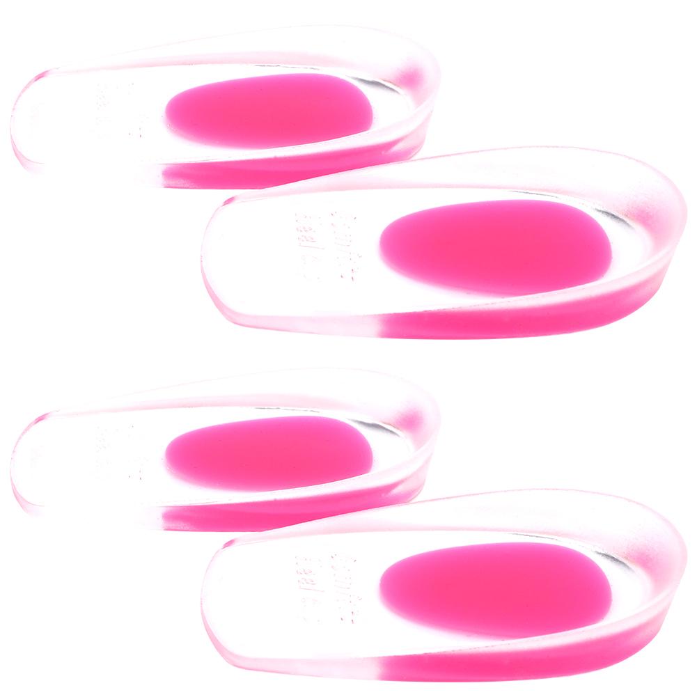 Silicone Gel Heel Cushion Insoles Support Heel Shoe Pad Relieve Foot Pain Protectors Pads