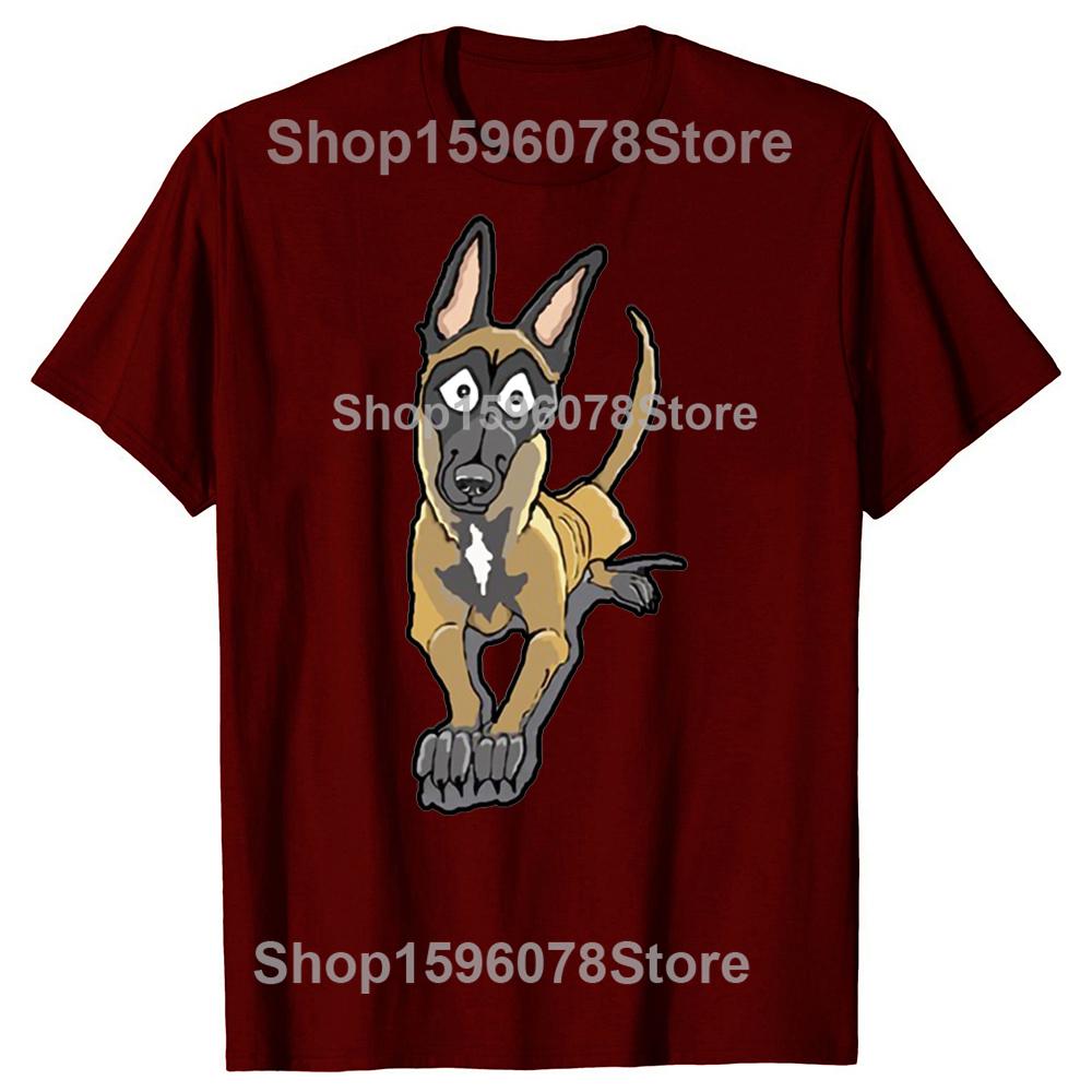 New Fashion The Belgian Malinois T Shirt Kawaii Cartoon Dog Graphic Tee Tops Men Women Short Sleeve Casual Streetwear Camisetas