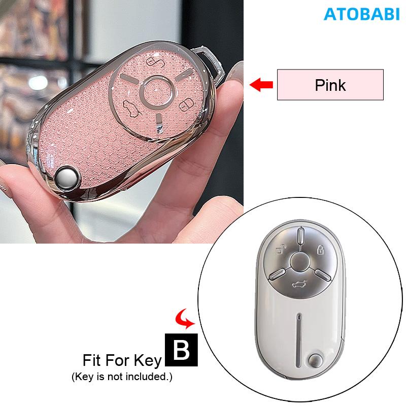 Crystal Style Tpu Car Key Cover Smart Remote Fobs Shell Case Bag For Faw Bestune B70 T99 T77 Pro T55 T33 Accessories