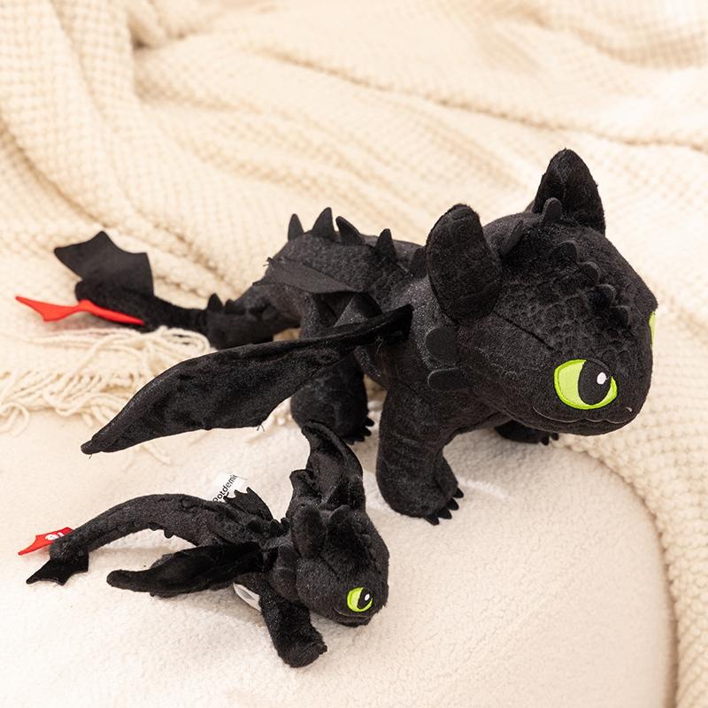 Latest Toothless Plush Toys Dragon Stuffed Doll How To Train Your Dragon Anime Periphery Keychain Kawaii Xmas Present For Kids