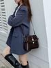 Women's Frosted Cowhide Handbag - 2025 Autumn/Winter Casual Versatile Large Capacity Shoulder & Crossbody Bag