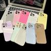 Minimalist Korean Style Large Window Glass Case Compatible with iPhone 16 Pro Max Apple 17 Phone Case 14/15 Full Coverage