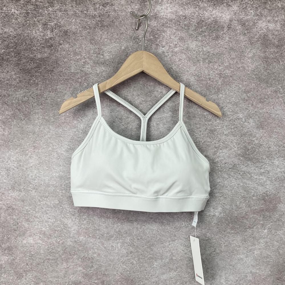 Stoßfester doppelseitiger Nylon-Sport-BH mit Y-Rücken - Racerback-Design