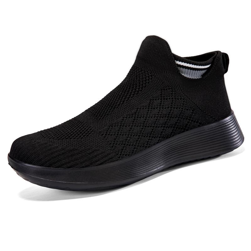 Fashion Men Mesh Casual Sports Shoes Breathable Slip-on Sneakers Lightweight Running Shoes for Walking Jogging Fitness Exercise Women