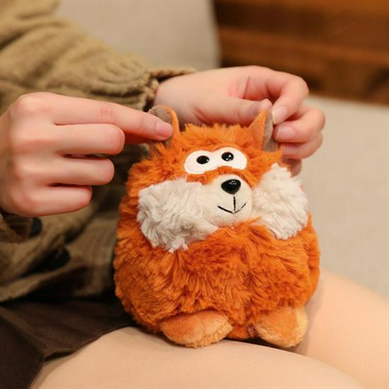 Adorable Cartoon Sheep Plush Toy - Fox Creative Doll Gift from Mengqu Forest Series