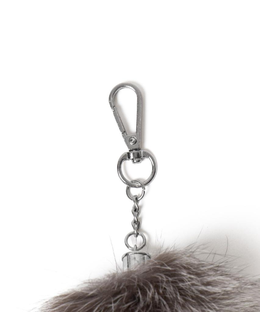 WEGO Big Fur Tail Cute Girly Perfect Gift for Size Pattern 3 Keychain, Accessory, Girls, Women's, F,