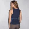 Paloma Wool25 New Spanish Blue Patchwork Wrap Lace-up V-neck Top Sleeveless Vest Women Summer
