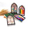 Church Window Crystal Epoxy Resin Mold Cabinet Storage Box Silicone Mould for Jewelry Display Holder Tray DIY Dish Mold