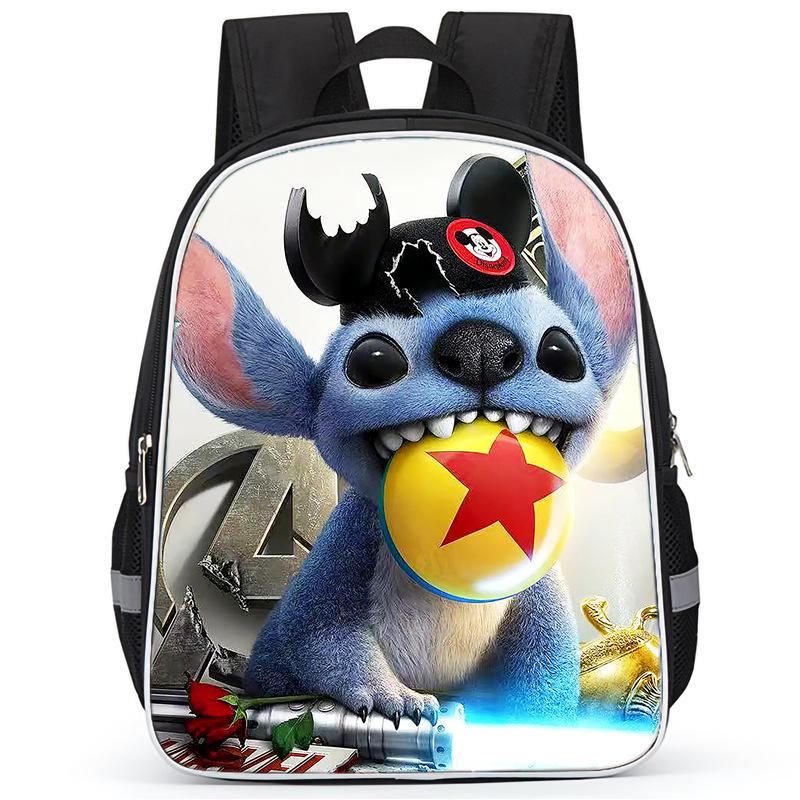 Stitch Peripheral Anime Backpack Men'S And Women'S School Bags