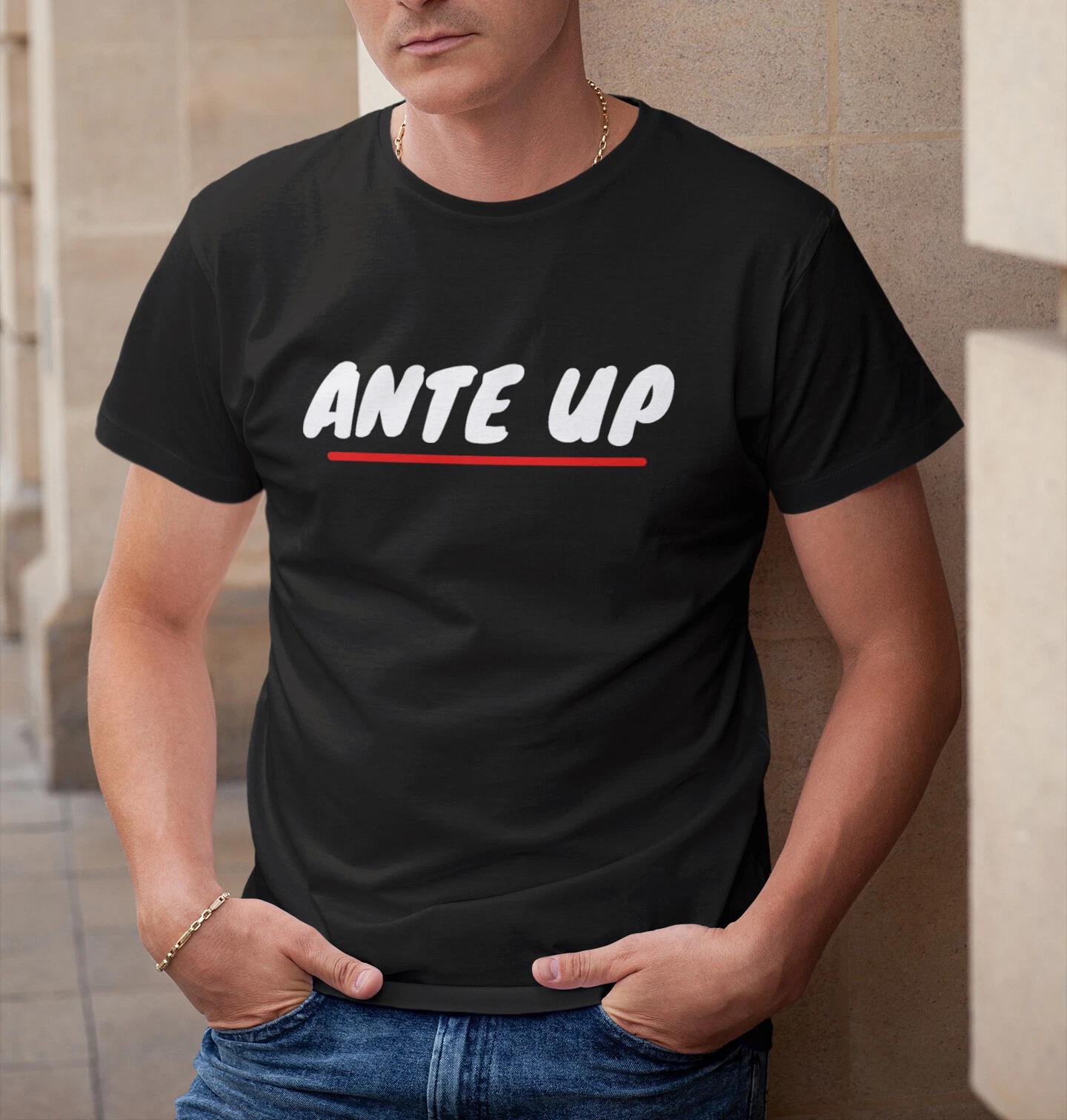 Ante Up Old School Rap Hip Hop Song Printed Cotton T-Shirt Top Tee 100