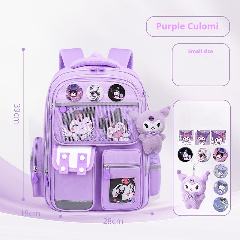 Cute Cartoon Kids Large Capacity Backpack Set Kawaii Anime School Bag For Children