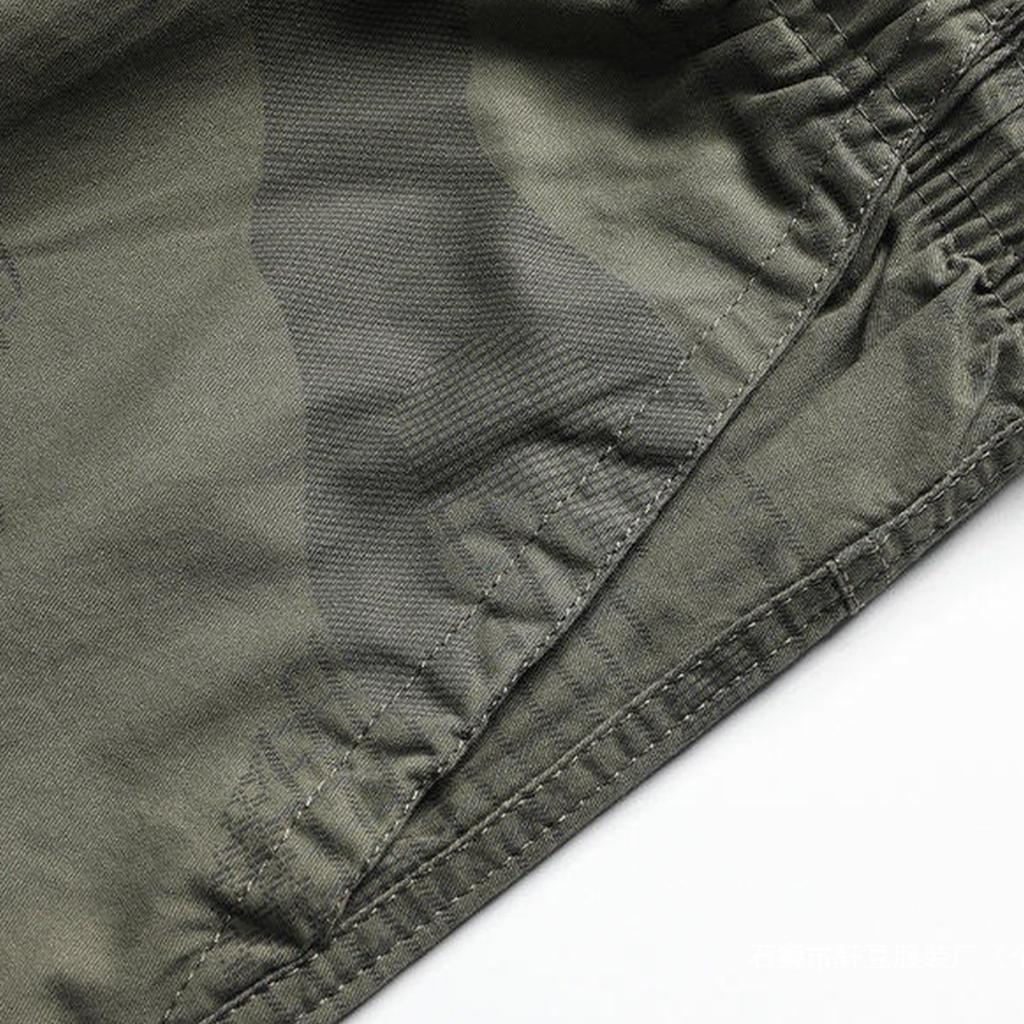 Men’s Loose Fit Casual Drawstring Shorts with Elastic Waistband and Multiple Pockets for Outdoor and Everyday Wear