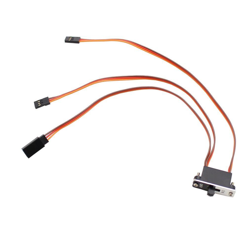 Plastic Heavy Duty RC Aluminum Power Switch Medium Aluminum Shell Switch  For RC Airplane