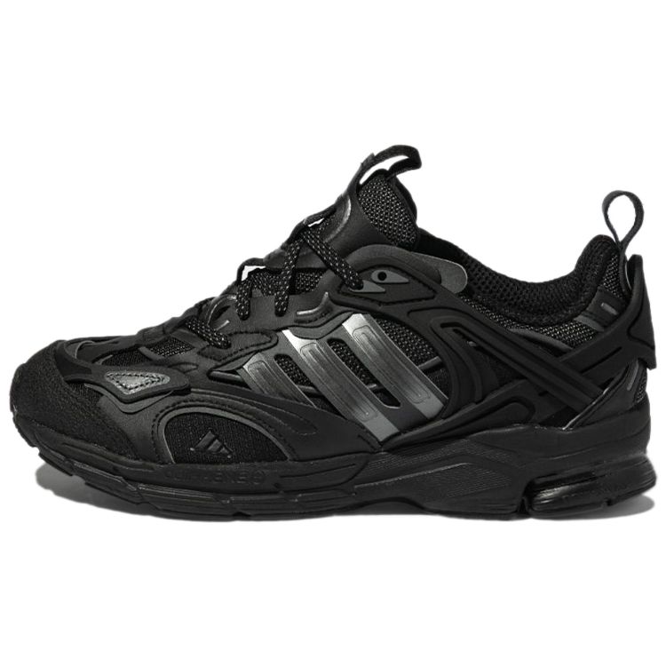 Adidas Spiritain 2000 Comfortable Mesh Synthetic Leather Low-Top Running Shoes Unisex Sneakers Black GX8530