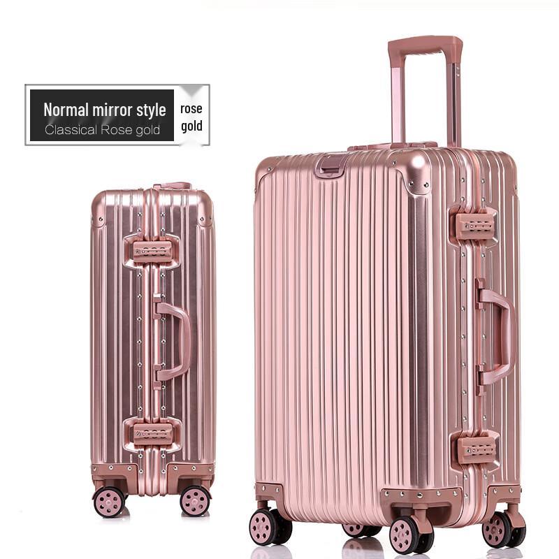 Jourhey Shi Aluminum-Magnesium Alloy Hardshell Spinner Luggage