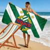 Rapid Vienna Print Beach Towel, Large Soft Quick Dry Towel for Beach Camping Swimming
