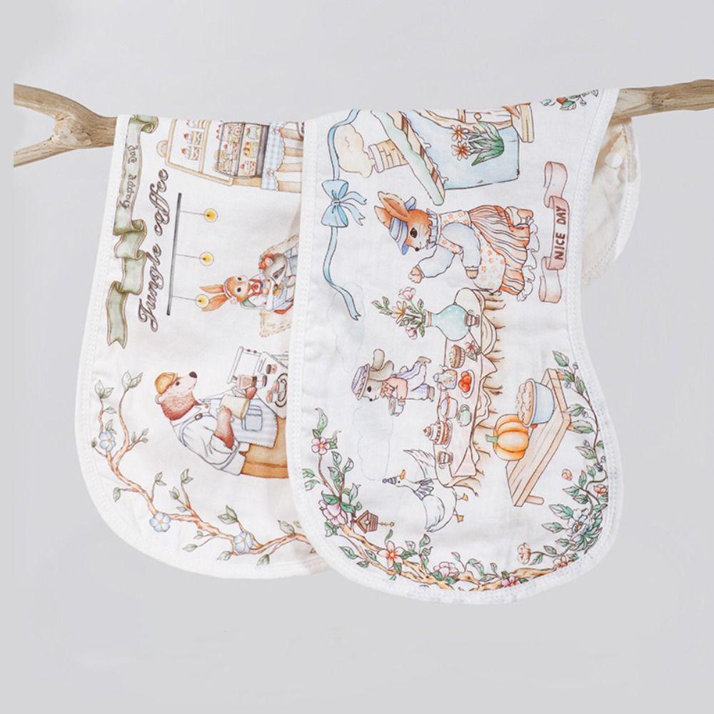 Mull-Baumwoll Baby Sabberlätzchen Weiches Material Baby Still-Lätzchen Kleinkinder Zahnen