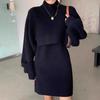 Navava Womens Knit Sweater Dress Two Piece Set Nk2534