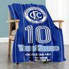 Team Club 3 Customize Your Name Blanket Multi-purpose Customizable Blanket Soft Warm Cozy Perfect for Living Room Chair Picnics Nap