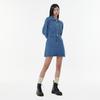 Rap Out-Pocket Shirt-Style Collar Denim Dress Aq1Do260