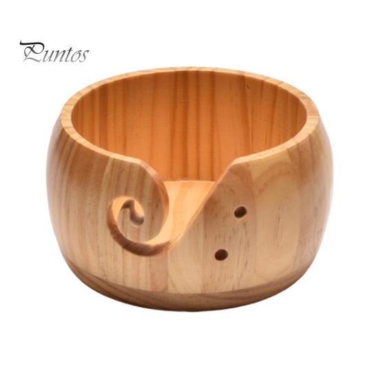 

Персонализированная чаша для пряжи для вязания крючком, индивидуальный деревянный держатель для вязания крючком с крышкой, многофункциональный органайзер для хранения поделок, подарки ручной работы для B