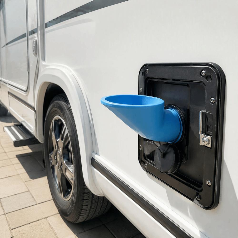 Overflow Prevention Water Inlet Funnel Wide Mouth RV Water Funnel Water Funnel Motorhome