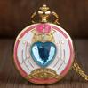 10pcs/lot Wholesale Fashion Design Movie Theme Quartz Pocket Watch with Chain Men Women Kids Necklace Pendant Clock Watch Gifts