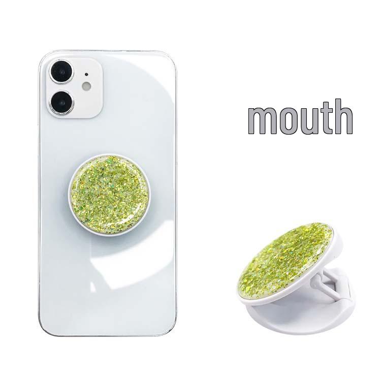 25 Epoxy Glitter Airbag Folding Phone Stand with 3M Adhesive Folding Stand