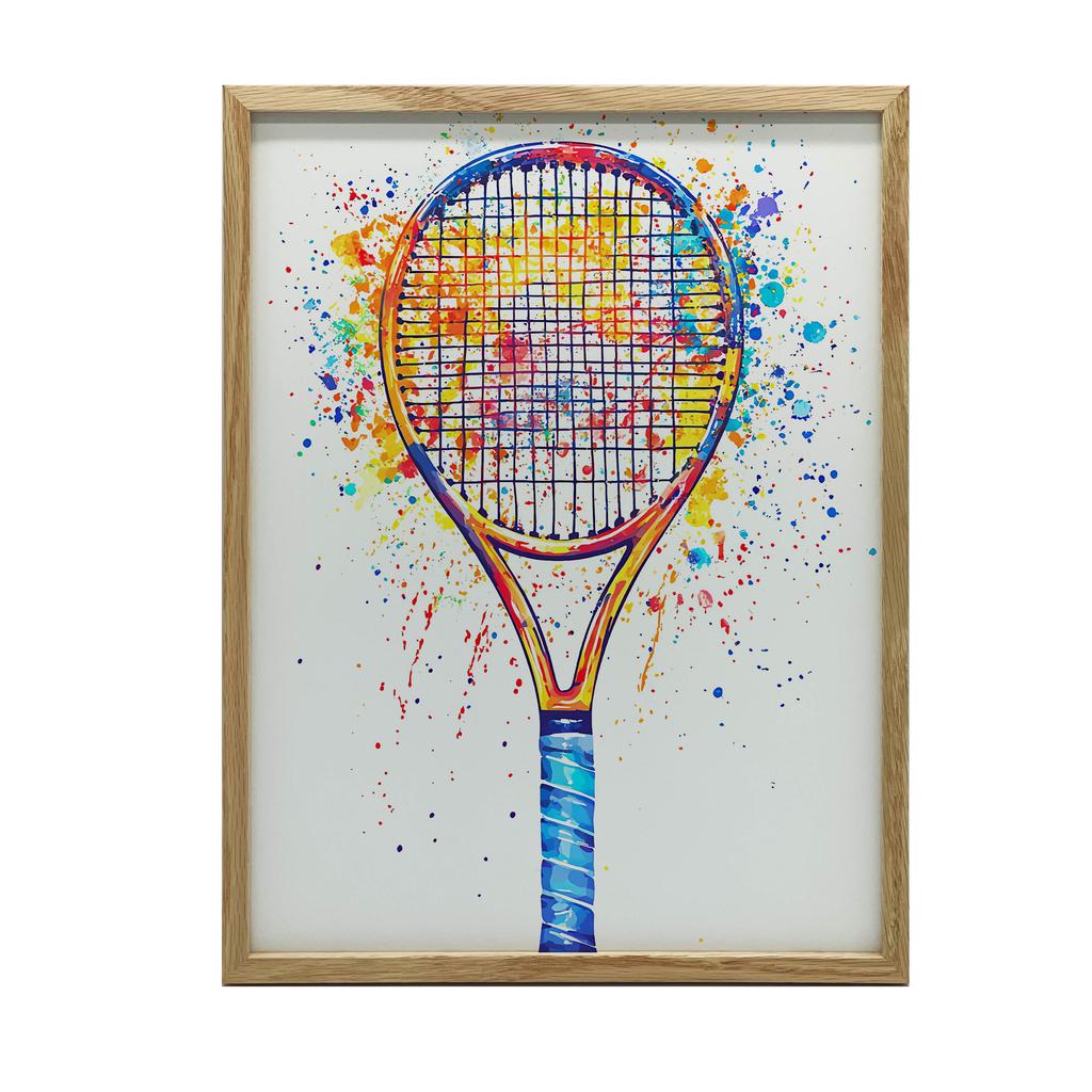 Plakat Radosny Tenisowy Świat Plakat Radosny Tenisowy Świat, 30X40 Cm, Bez Ramy, Papier Matowy 230 Gsm