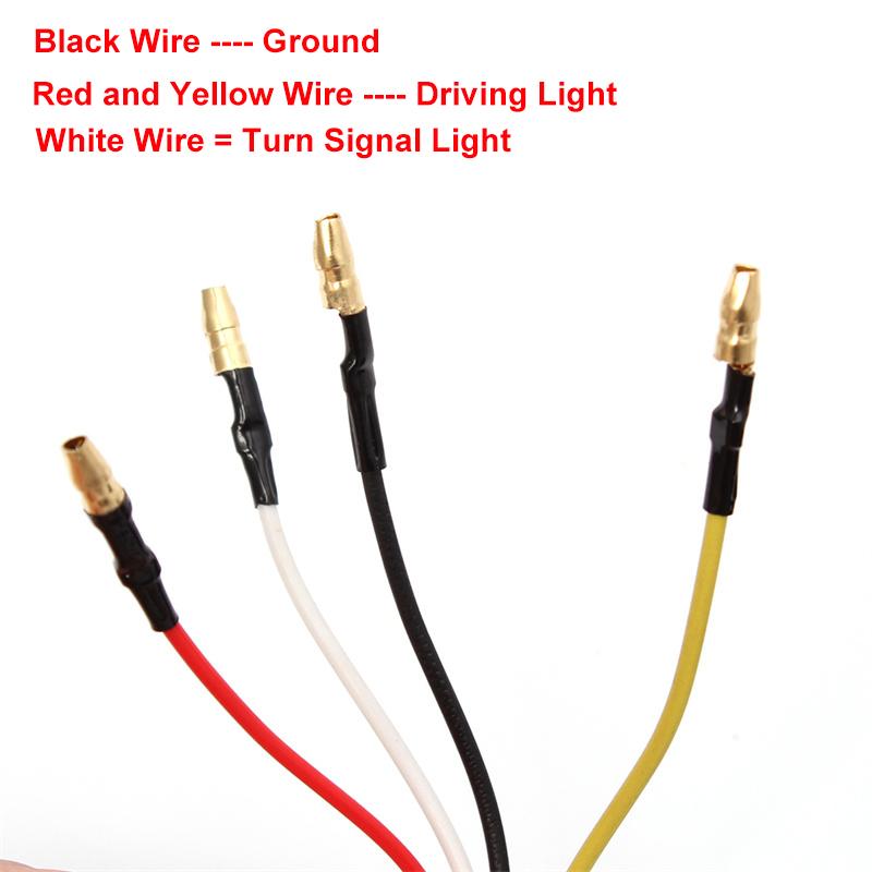 1Pair Motorcycle Turn Signal Light Lamp Universal Motorbike Bullet Indicator Light