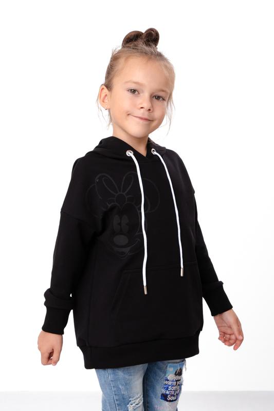 

Hoodie (girls) – Soft Fabric, Windproof Hood & Vibrant Design, Any season, 6394-057-33-5 HC 110 чорний