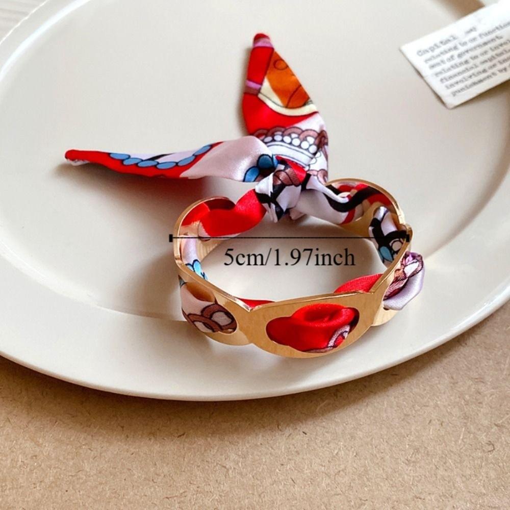 Exaggerated Ethnic Style Wristband Europe American Style Bohemian Scarf Bangle  Decoration