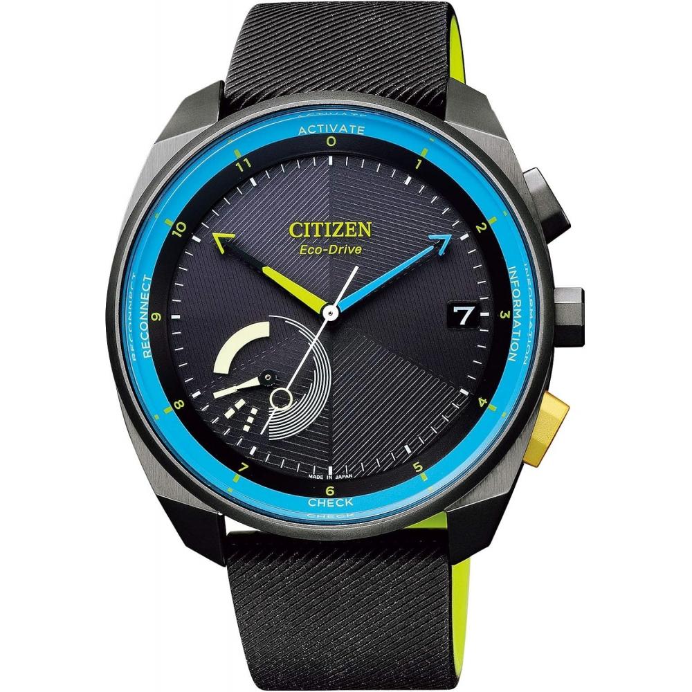 

No Citizen [Citizen] Часы Eco Drive Фотоэлектрические Умные Часы Eco Drive Riiiiver Резиновый Ремешок Модель Bz7005 07f Мужские S Черные