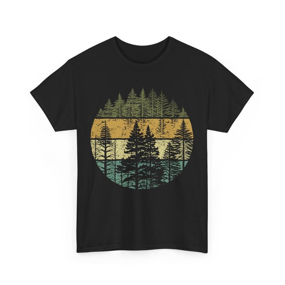 

Nature Forest Trees Outdoors Shirt, Nature Lovers Women Men T-Shirt 3XL