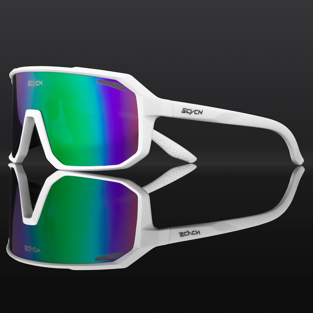 SCVCN Mountaineering Glasses Cycling Glasses Fashion Sunglasses for Men MTB Bike Bicycle Eyewear Sports UV400 Hunting Driving