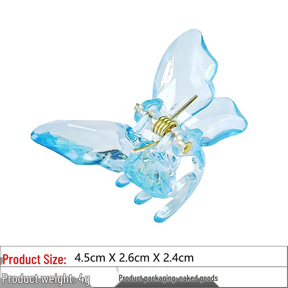 

Стильные корейские мини-заколки для волос с бабочками: Красочный, Прозрачный и Идеальный для Детей