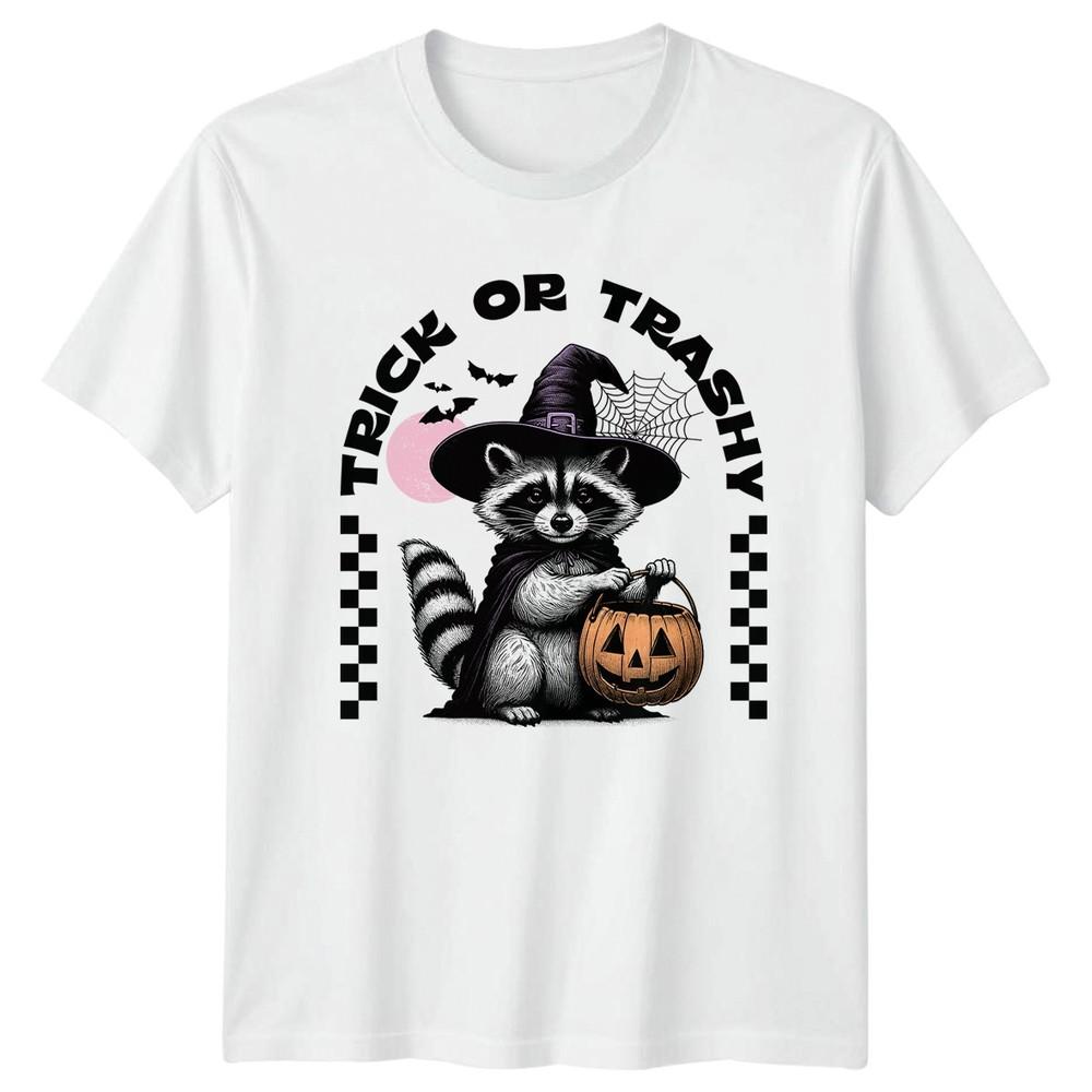Trick Or Trashy TShirt Raccoon Halloween Halloween Gift For Him And Her S