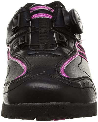 Hirota Golf Mega Golf Women's Golf Shoes, Black, Size 23.0 Cm, 4E