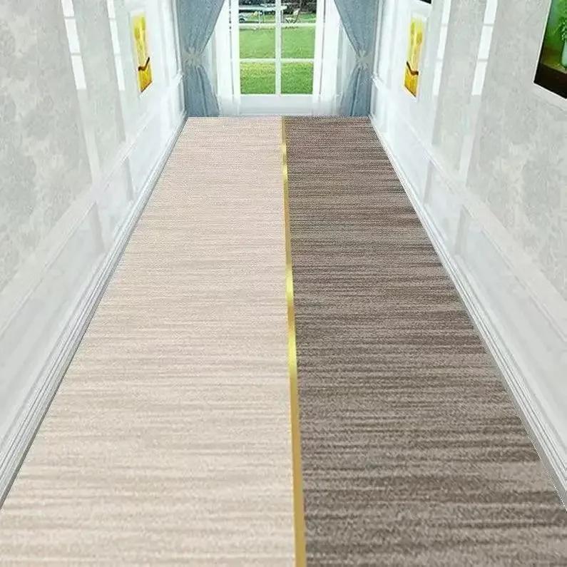 Modern Luxury Aisle Walkway Carpet Hallway Passageway Decor Area Rug Corridor Long Runner Doorway Floor Mat Non-slip Tapis Salon