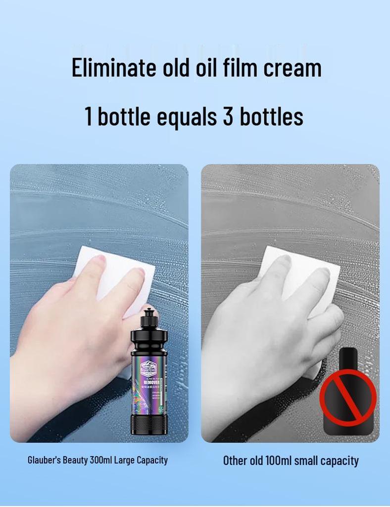 Oil Film Remover: Powerful Windshield Degreaser & Car Wash Paste