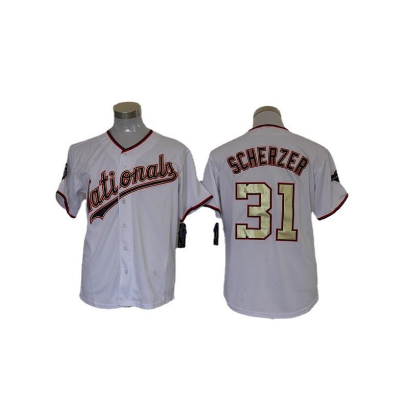 Mens Loose Fit Baseball Jersey T-Shirt Washington Nationals Fan Edition Cotton Blend Sportswear