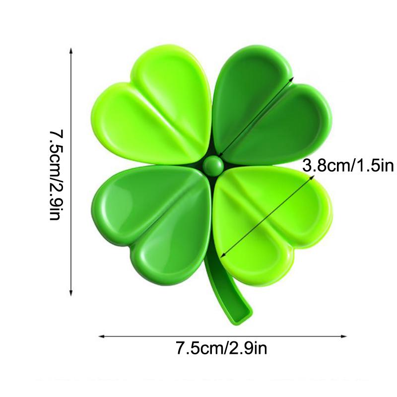 Hot Magnetic Fridge Magnets Four-leaf Clover Multifunctional Sealing Clips For Food Storage Food Sealing Clips Kitchen Accessor