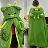 Lovely Plush Soft Cloak Cat Cape Cartoon Cloak Cat Coral Fleece Air Blankets Birthday Valentine Gifts
