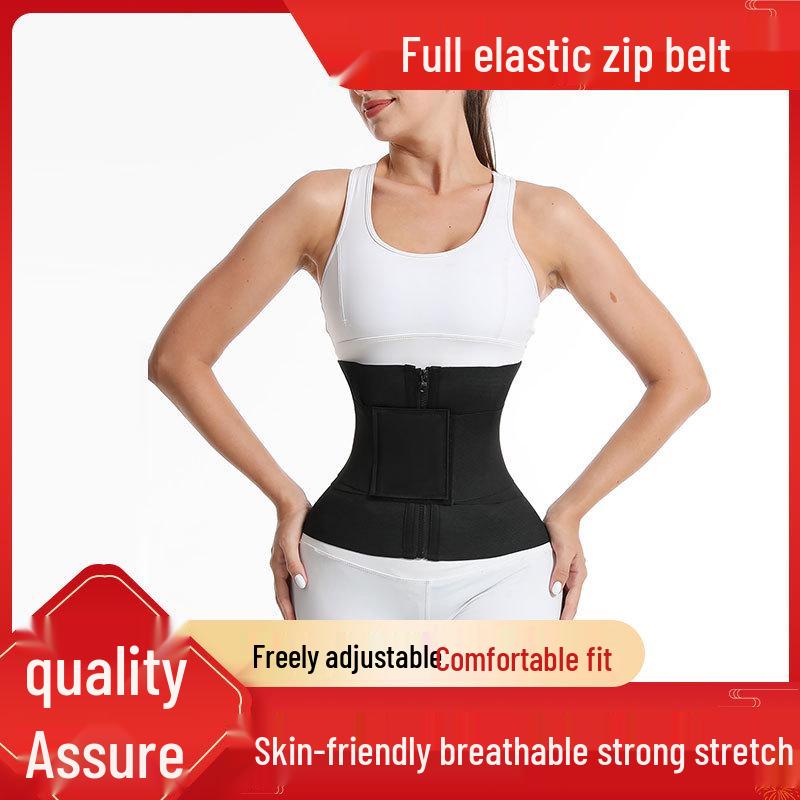 

Women s Waist Trainer Slimming Shapewear Belt with Zipper Closure S