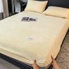 2026 Hot Plush Warm Fitted Sheet Bedspread Flannel Thicken Bed Mattress Cover Bed Protector Sheets No Pillowcase