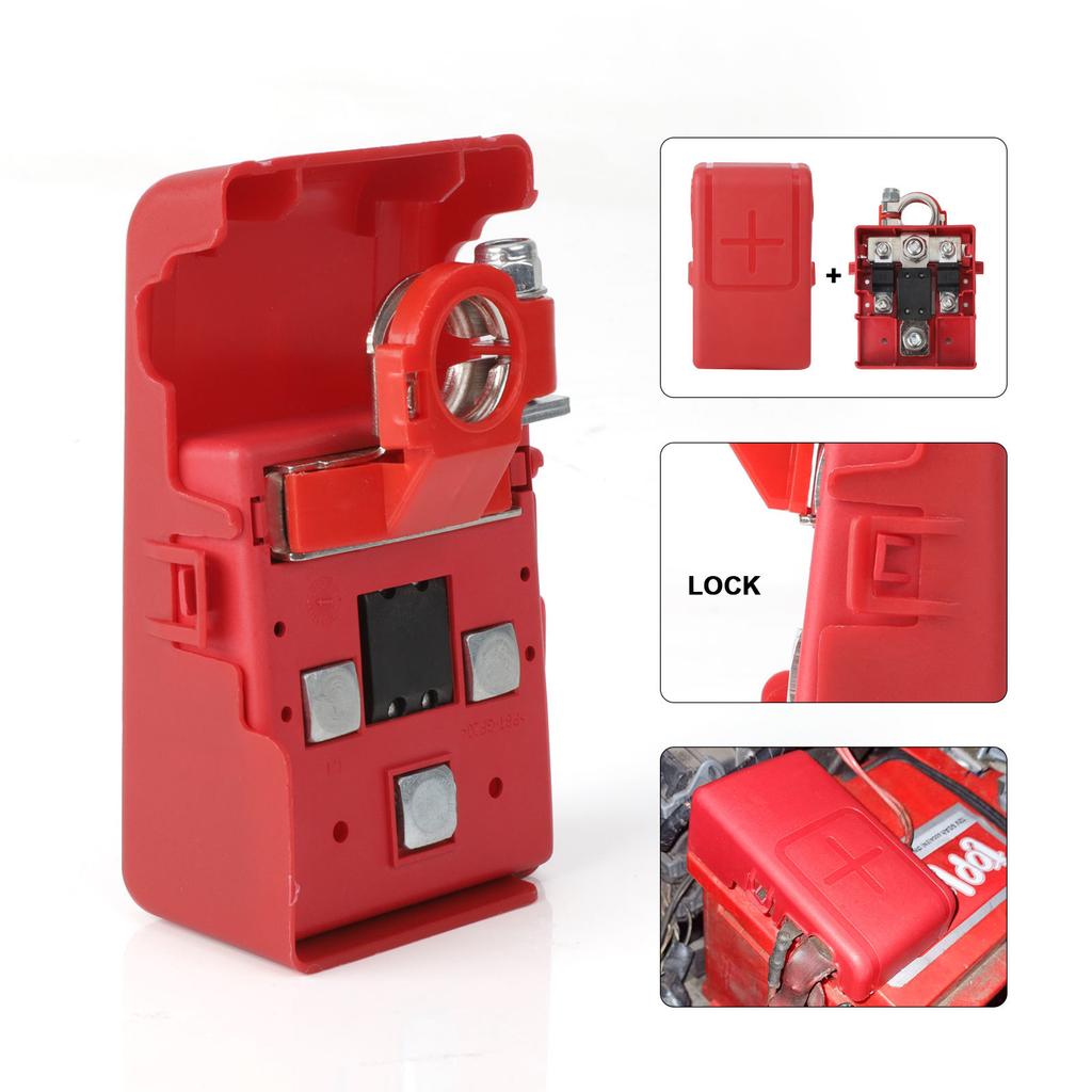For OPEL Movano 1998-2003 Terminals For Car Battery Fused 32V 400A Car Release Distribution Clamp Connectors Battery Terminal