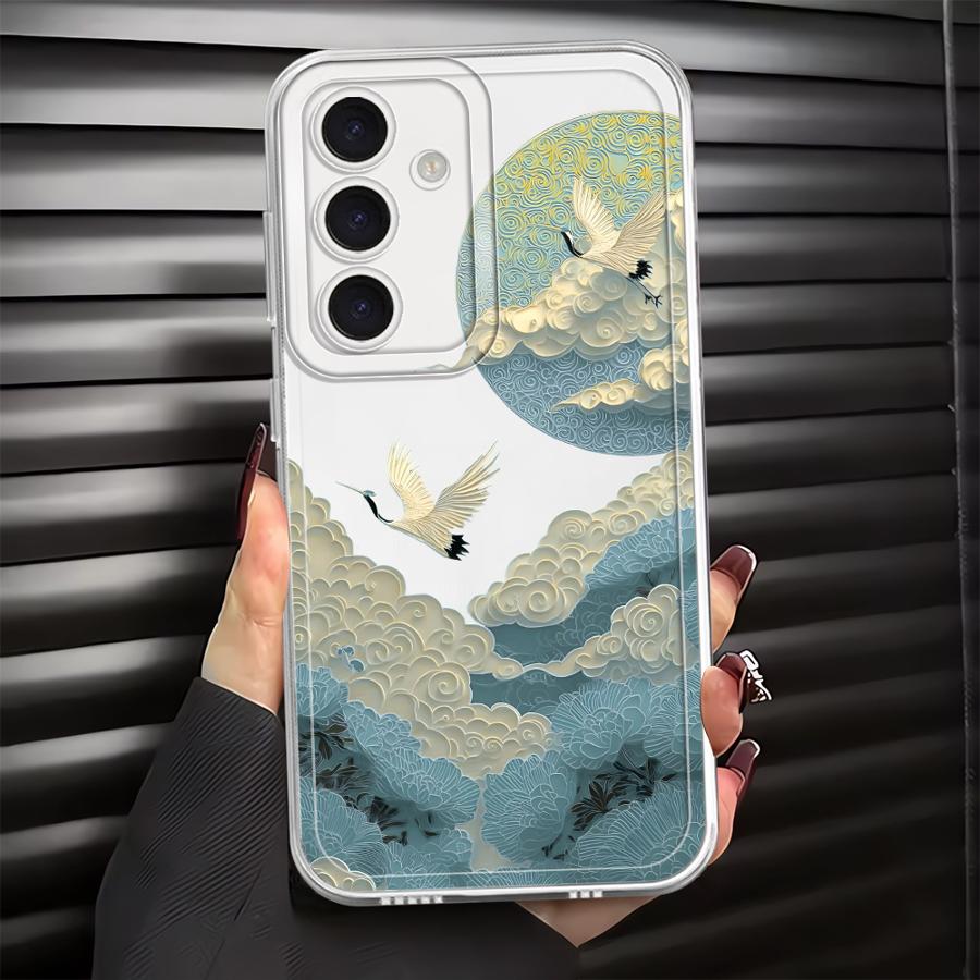 Phone Cover Case for Samsung Galaxy A57 A34 A35 A36 A37 A56 A26 A24 A52 A54 A15 A52 A17 A25 A51 A14 A16 A55 A31 A23 Mountain Art