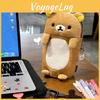 Rilakkuma Plush Zipper Pencil Case For Girls With Cute Toy Storage Organizer