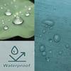 Groenblauwe Abstracte Geometrische Douchegordijn Met Turkquoise Groen Patroon, Waterdicht Polyester Stof Badkamer Decor Inclusief Haken